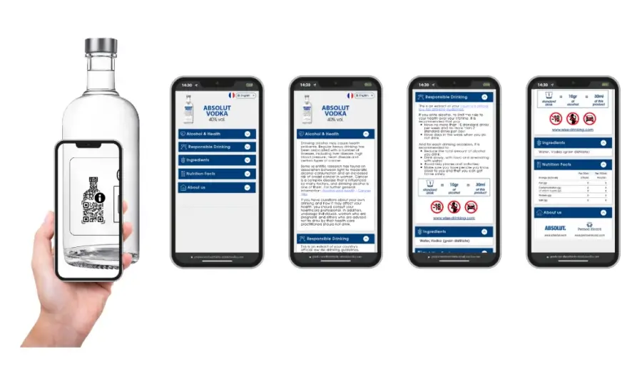 Pernod Ricard incorpora una solución pionera de etiquetado digital