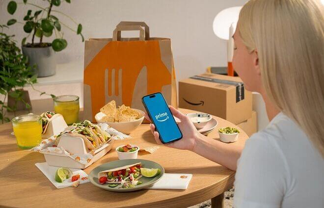 Los clientes de Amazon Prime en España disfrutarán de entregas gratuitas con Just Eat