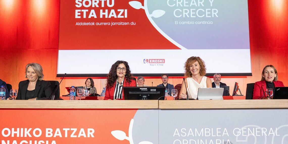 Eroski destinará 70,4 millones, sus excedentes netos del 2023, a fortalecer su patrimonio
