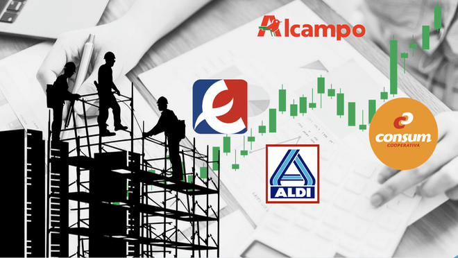Alcampo, Eroski, Consum y Aldi, una expansión imparable