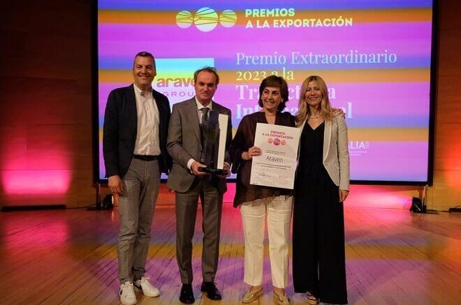 Araven, premiada por su trayectoria internacional