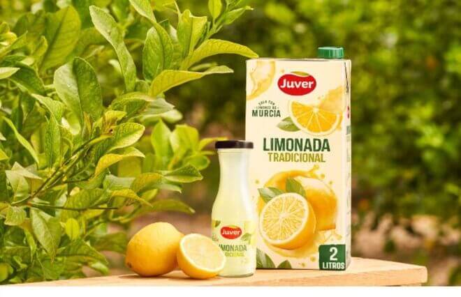 Zumos Juver lanza un nuevo etiquetado que destaca el origen murciano de sus limones