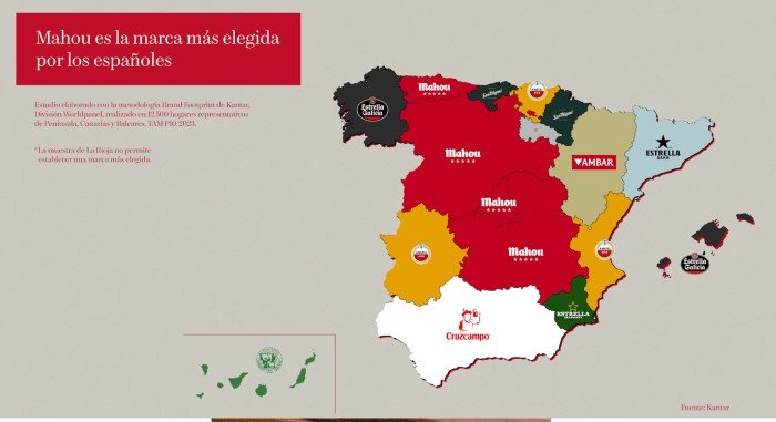 Mahou sigue siendo la cerveza más elegida por los españoles