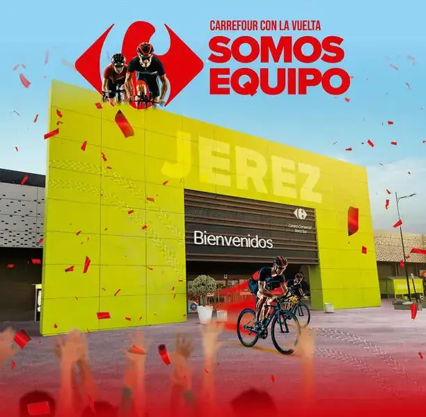 Carrefour albergará una etapa de La Vuelta Ciclista a España en el interior de uno de sus hipermercados