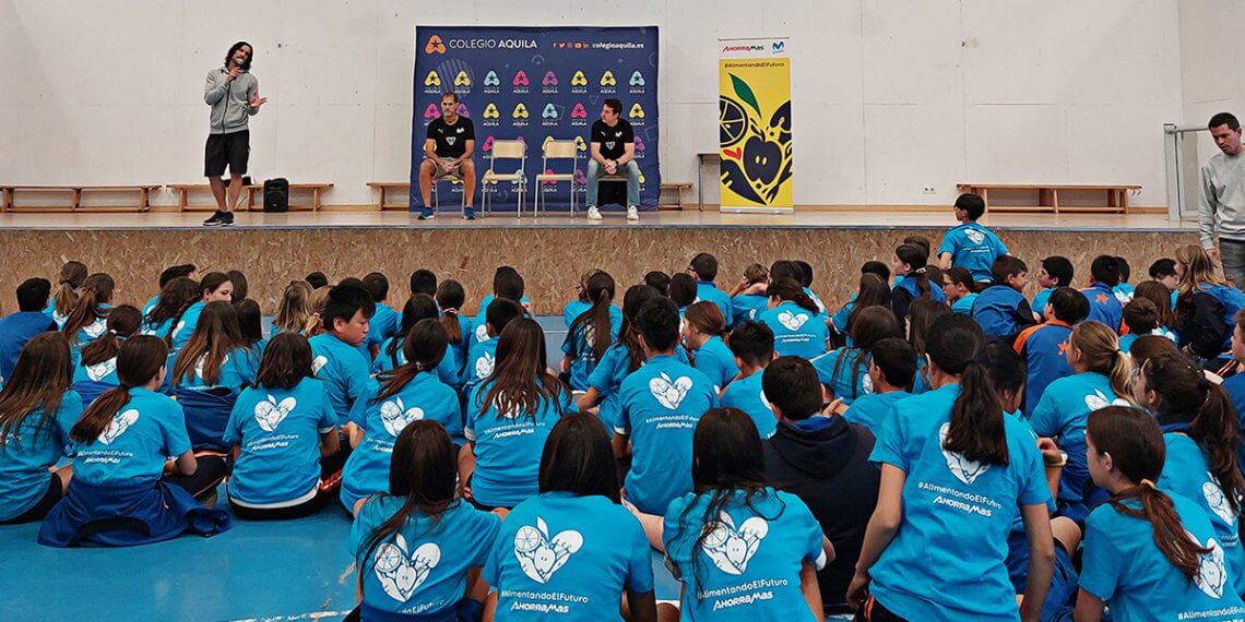 Ahorramas sensibiliza a más de 1.000 escolares sobre la importancia de combinar deporte y alimentación saludable
