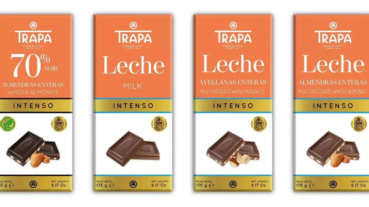 Chocolates Trapa renueva su gama de tabletas Intenso