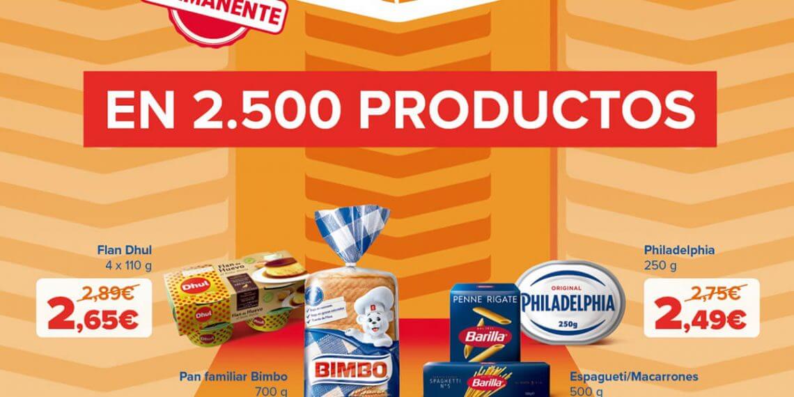 Carrefour ha destinado en lo que va de año más de 84 millones en bajadas de precio de sus productos