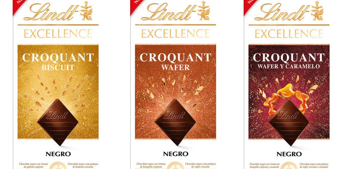 Lindt sigue innovando y crea un chocolate negro con texturas crujientes únicas
