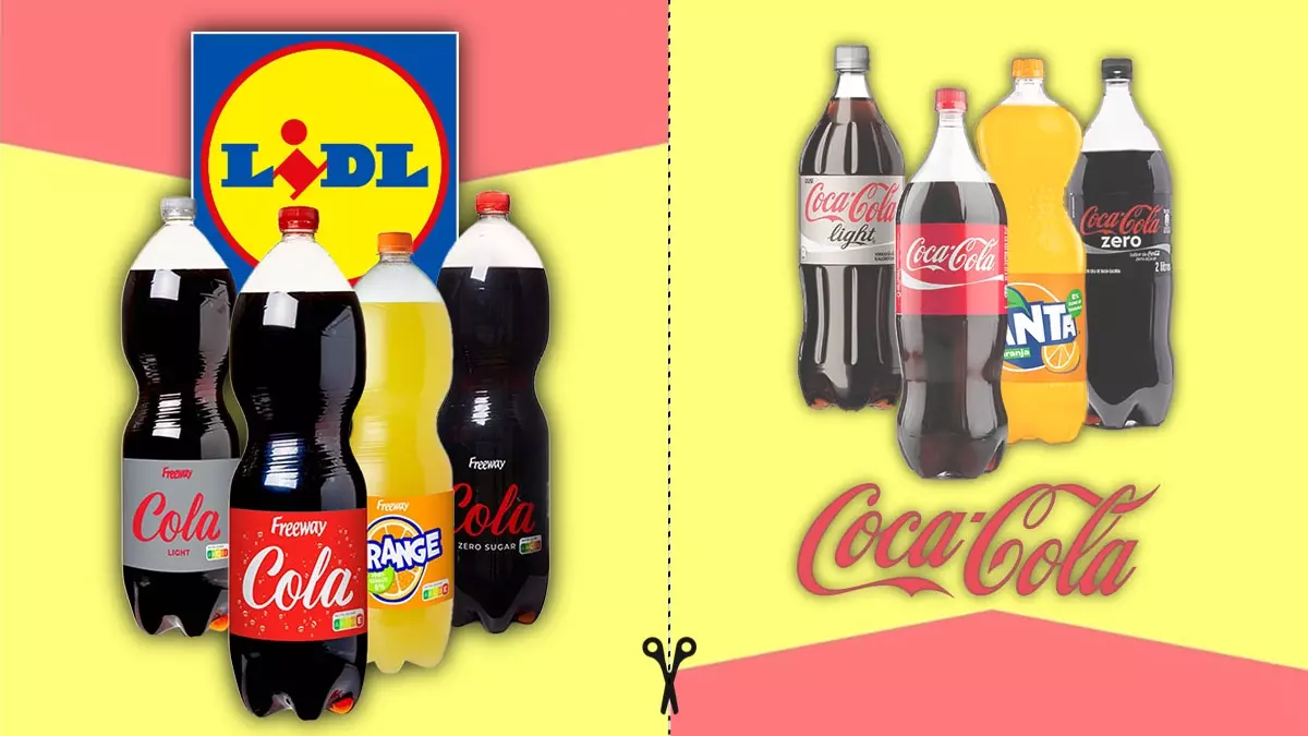 Lidl se expone a una batalla judicial con Coca-Cola por sus nuevos refrescos de marca blanca