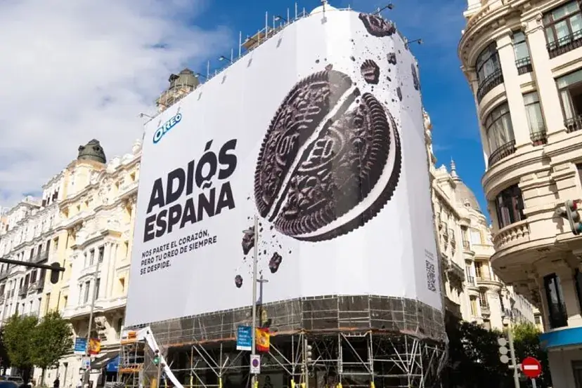 El «adiós España» de Oreo: ¿qué insinúa con ese mensaje?