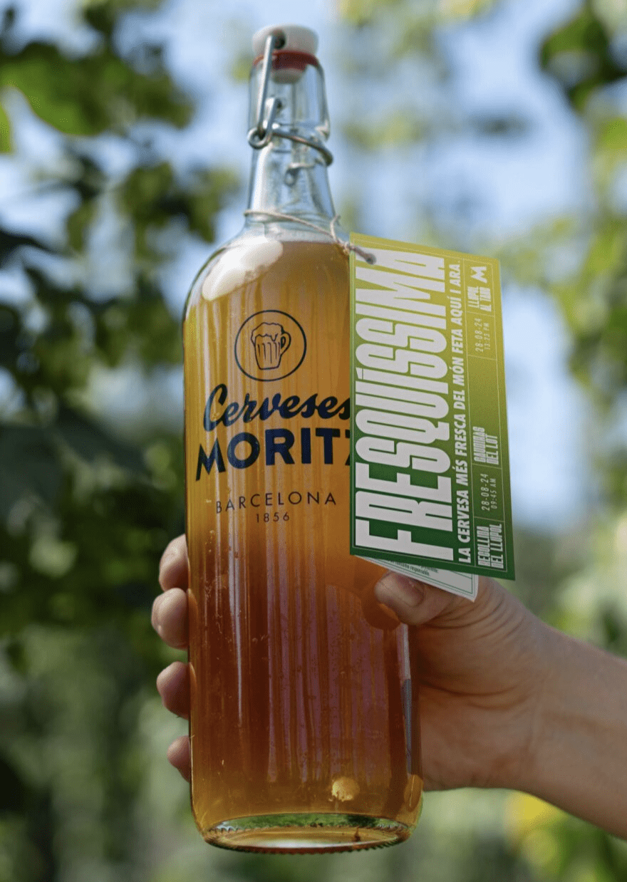 Moritz presenta «Fresquíssima», la cerveza más fresca del mundo
