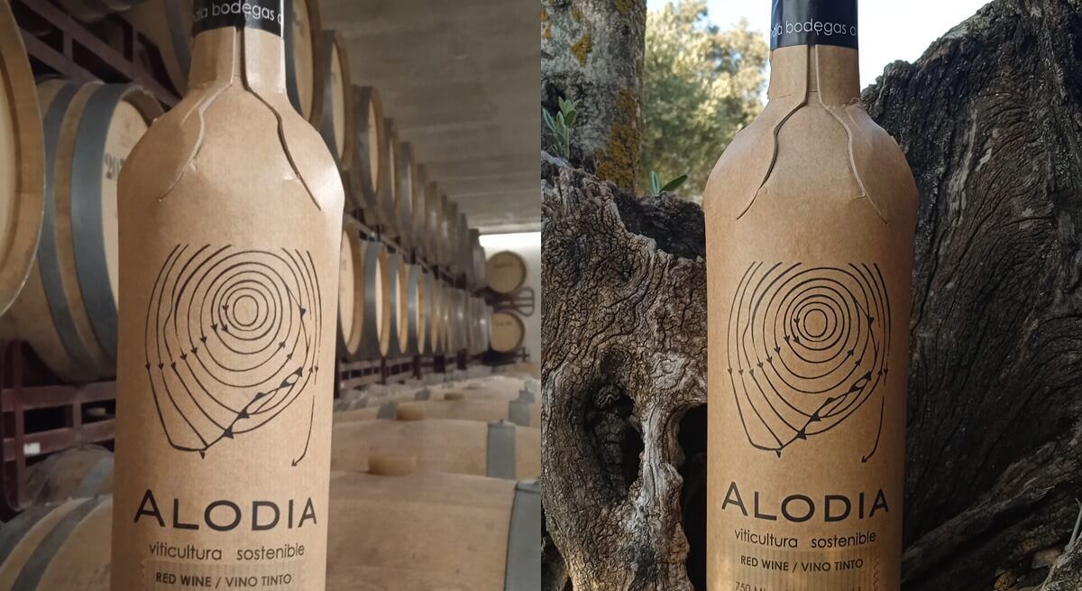 Bodegas Alodia se hace más sostenible con la botella de vino de cartón