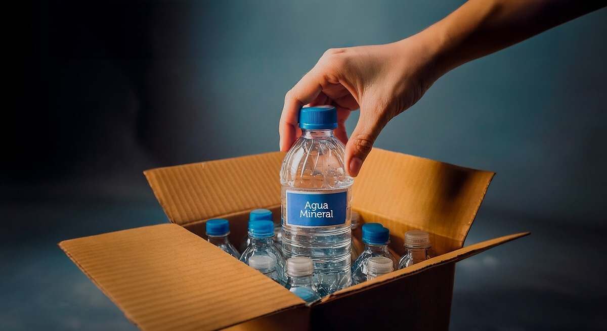 La industria del agua mineral dona un millón de litros en una semana tras la DANA
