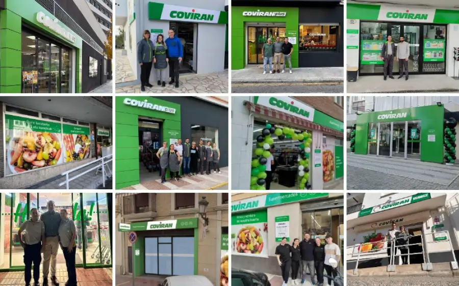 Covirán fortalece su expansión con doce supermercados en noviembre