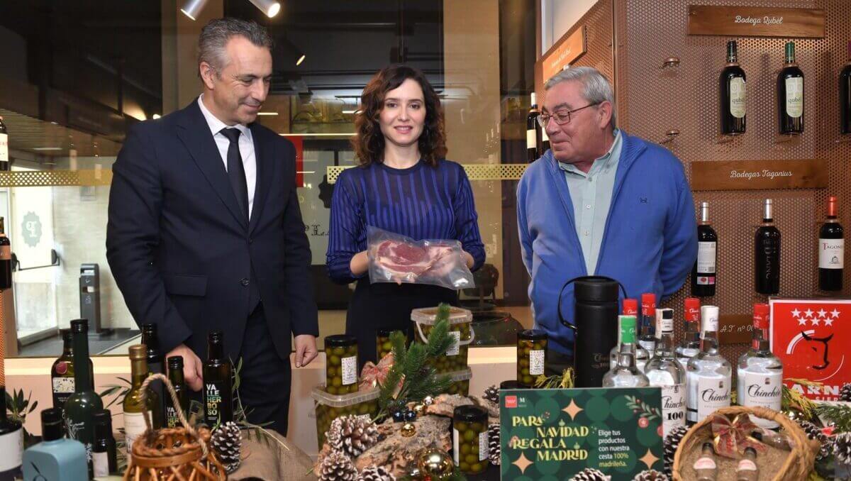 Madrid promociona sus productos locales con 2.700 cestas navideñas