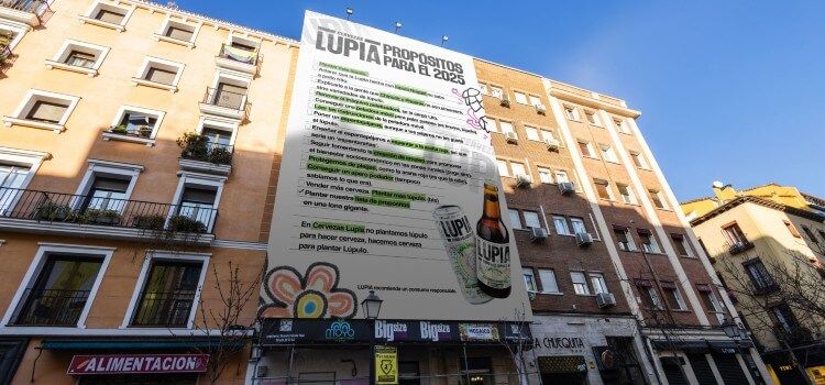 Lupia, la nueva marca de Hijos de Rivera, arranca el 2025 plantando sus propósitos en Chueca