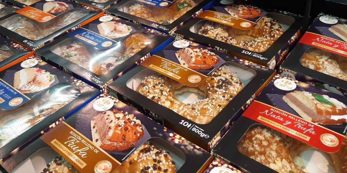 Carrefour prevé vender 700.000 roscones y más de un millón de panettones