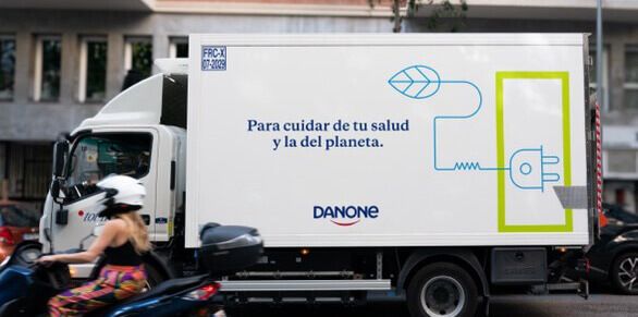 Danone avanza en la descarbonización de red logística