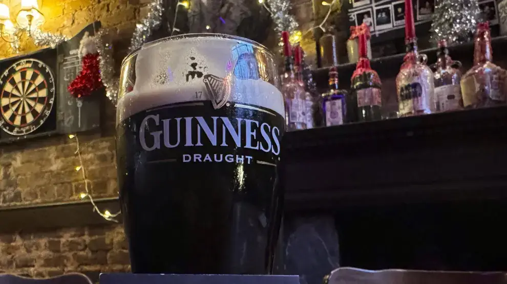 El fenómeno viral de la cerveza Guinness llega a Zaragoza