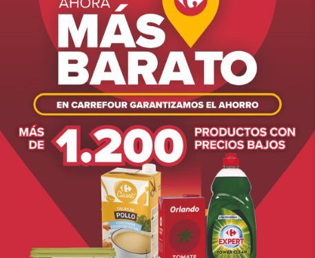 Carrefour baja el precio de más de 1.200 productos de forma permanente