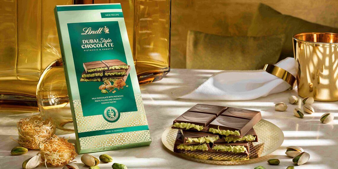 Lindt & Sprüngli relanza Lindt Dubai Style Chocolate con nuevos formatos