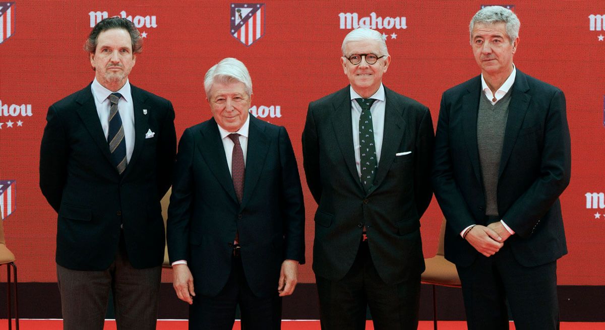 Mahou San Miguel, de rojiblanco: renueva diez años su alianza con el Atlético y será el primer patrocinador de la Ciudad del Deporte