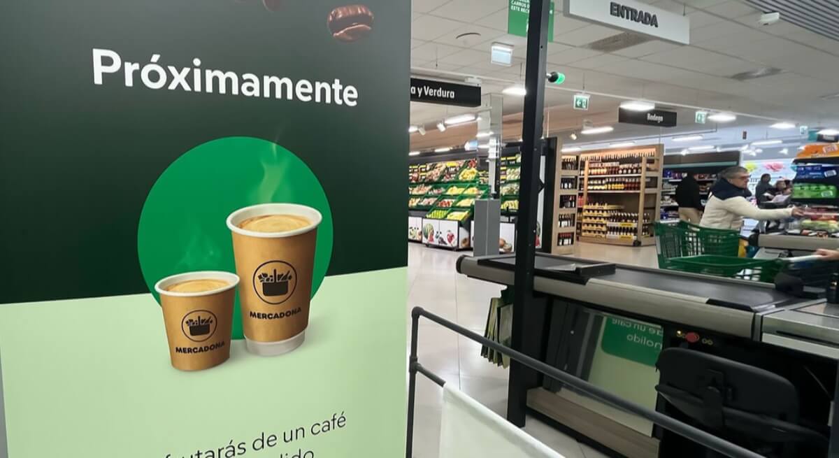 Mercadona completa su ‘menú del día’ y ofrece ya un área de cafetería en el supermercado