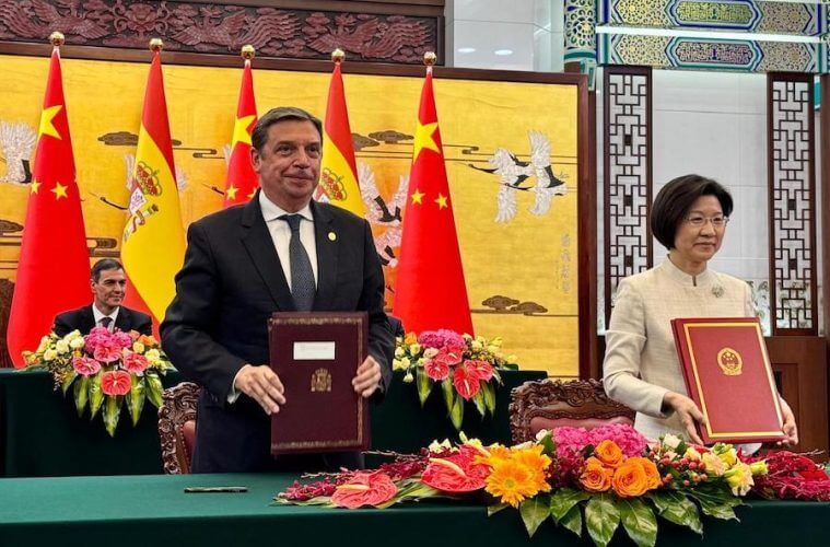 Nuevos acuerdos España-China para exportación de alimentos
