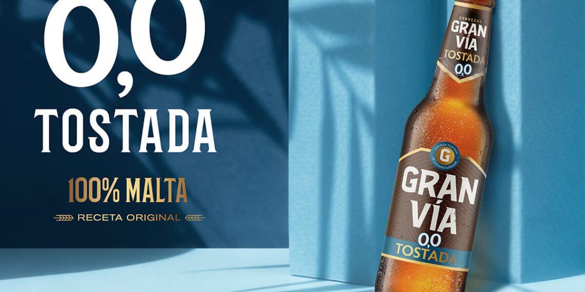 Cervezas Gran Vía refuerza su gama sin alcohol con la nueva 0,0 Tostada