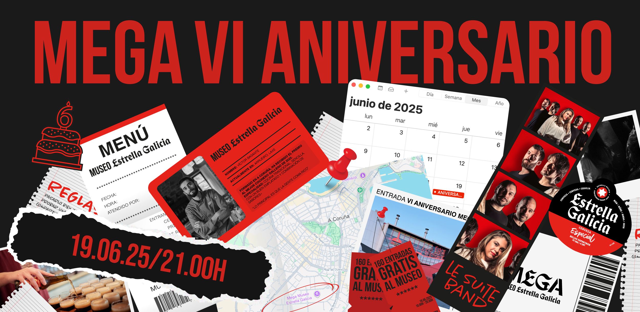 El Museo de Estrella Galicia celebrará el 19.06 su sexto aniversario con entradas gratuitas y el MEGAFest, que aunará música y gastronomía 