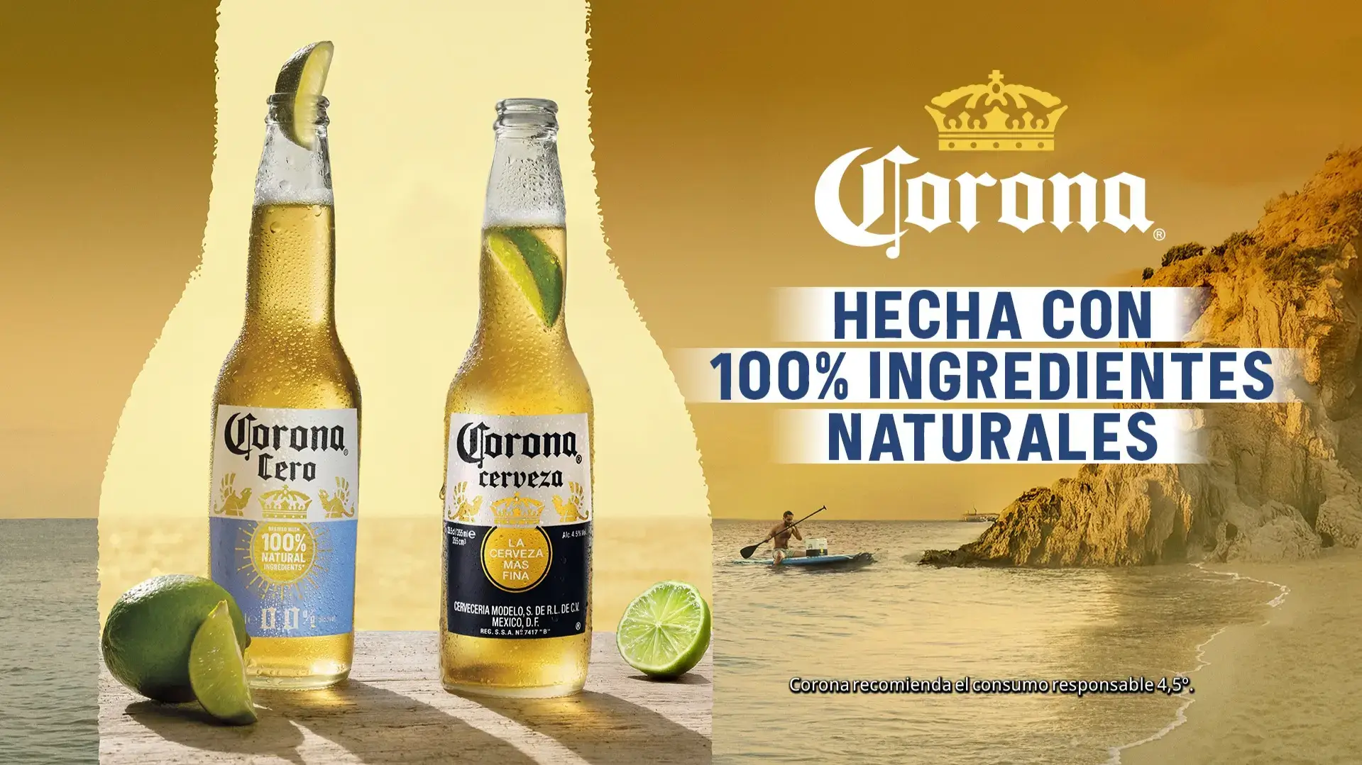 Corona celebra la naturaleza con la plataforma creativa ‘100% Natural’