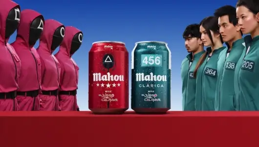 Las latas de Mahou se visten como los personajes de «El juego del calamar»