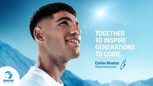 Danone ficha a Carlos Alcaraz como embajador global para conectar con las nuevas generaciones
