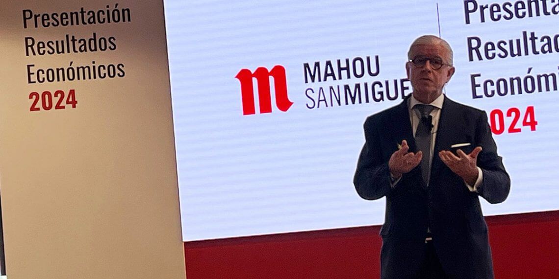 Mahou San Miguel alcanza una facturación récord de 1.933,5 millones en 2024