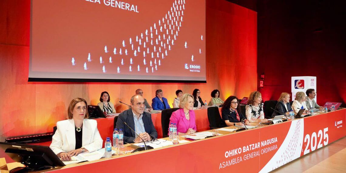 Eroski destinará la mayor parte de los excedentes netos de 2024 a fortalecer su patrimonio