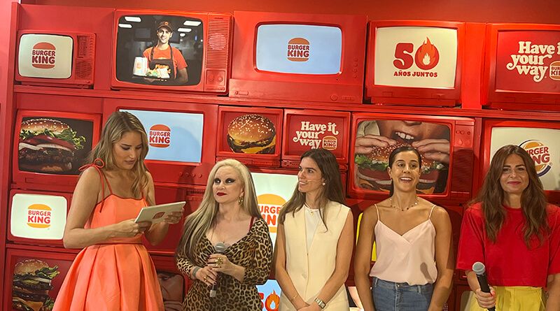 Burger King homenajea su primer local en Madrid en su 50 aniversario
