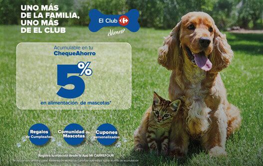 Carrefour crea el primer programa de fidelización de animales de la distribución