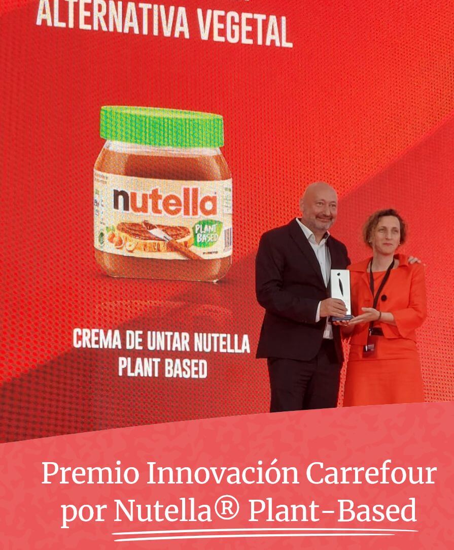 Nutella Plant-Based, ganadora del Premio Innovación Carrefour 2025: sabor vegetal que conquista a España