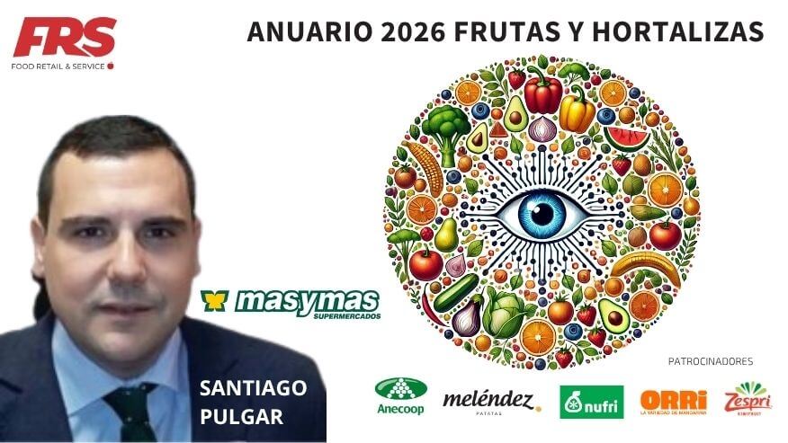 Santiago Pulgar (Masymas): «El canal físico sigue siendo dominante en frutas y hortalizas, pero el online crece un 50% interanual»