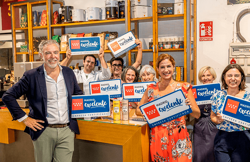 Madrid Excelente entrega el sello de calidad a Café Guilis, la empresa que más café produce en la Comunidad de Madrid