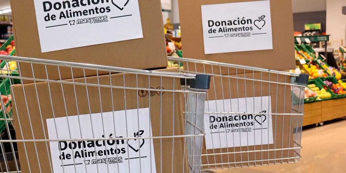 Masymas Supermercados logra evitar el desperdicio de 1.970 toneladas de alimentos en el último año