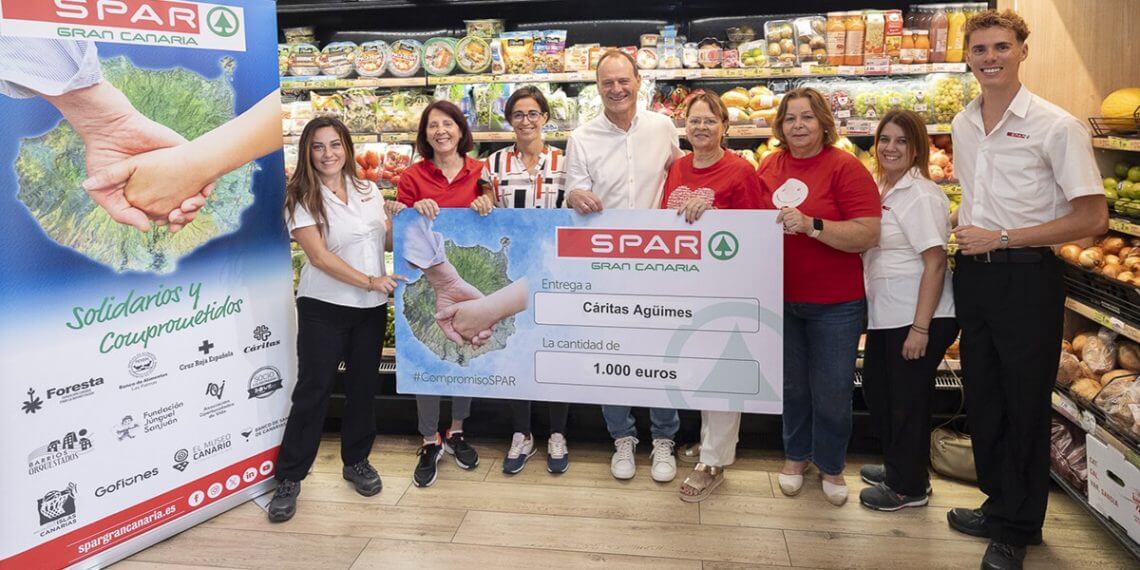Spar Gran Canaria ayuda a cubrir las necesidades alimentarias de familias en situación de vulnerabilidad