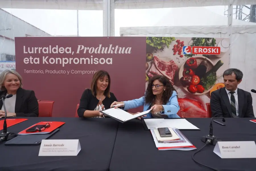 Eroski y el Gobierno Vasco impulsan un sector agroalimentario local más sostenible en Euskadi