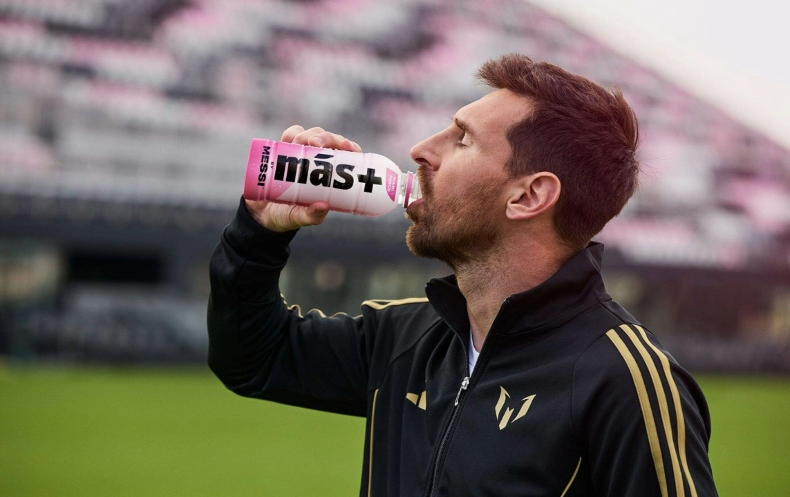 Leo Messi lanza en Españasu innovadora bebida Más+ by Messi