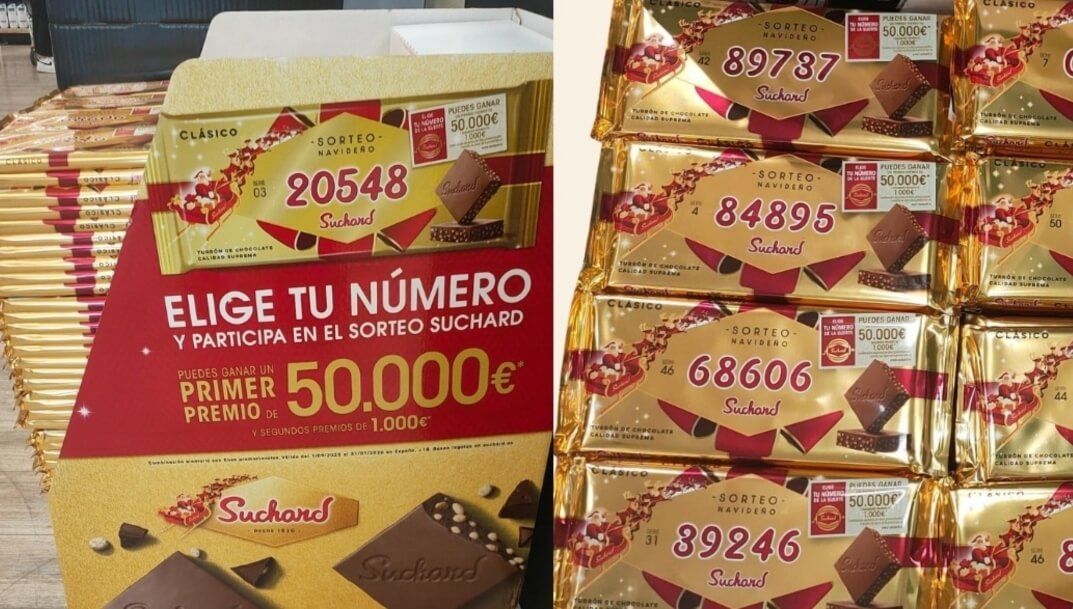 Suchard convierte sus envases en participaciones de ‘lotería’