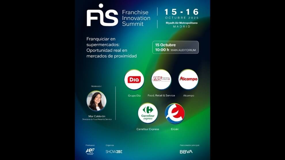 Franchise Innovation Summit (FIS) arrancará el 15 de octubre con la participación de Carrefour, Dia, Eroski, Alcampo… y FRS