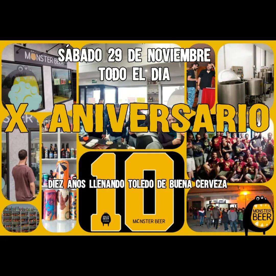 MONSTER BEER CELEBRA SU 10 ANIVERSARIO