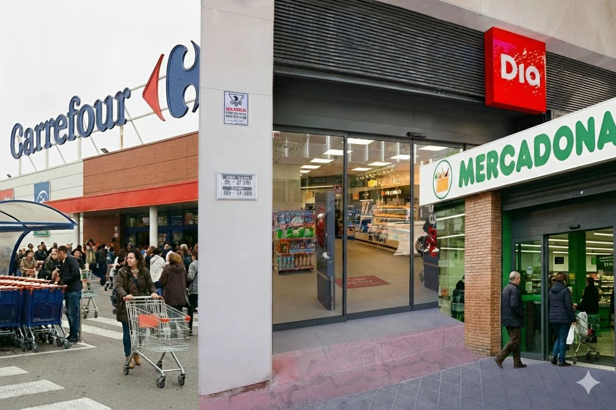 Mercadona, Dia y Carrefour ante el nuevo consumidor: más marca blanca y promociones