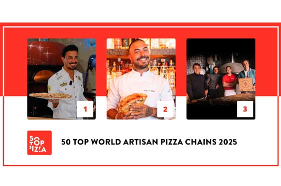 Cuatro españolas entre las 50 mejores cadenas de pizzas artesanales del mundo 
