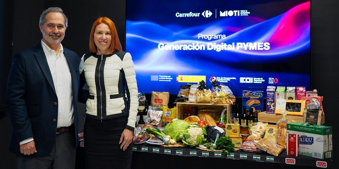 Carrefour se alía con MIOTI para impulsar la digitalización de las pymes del sector agroalimentario